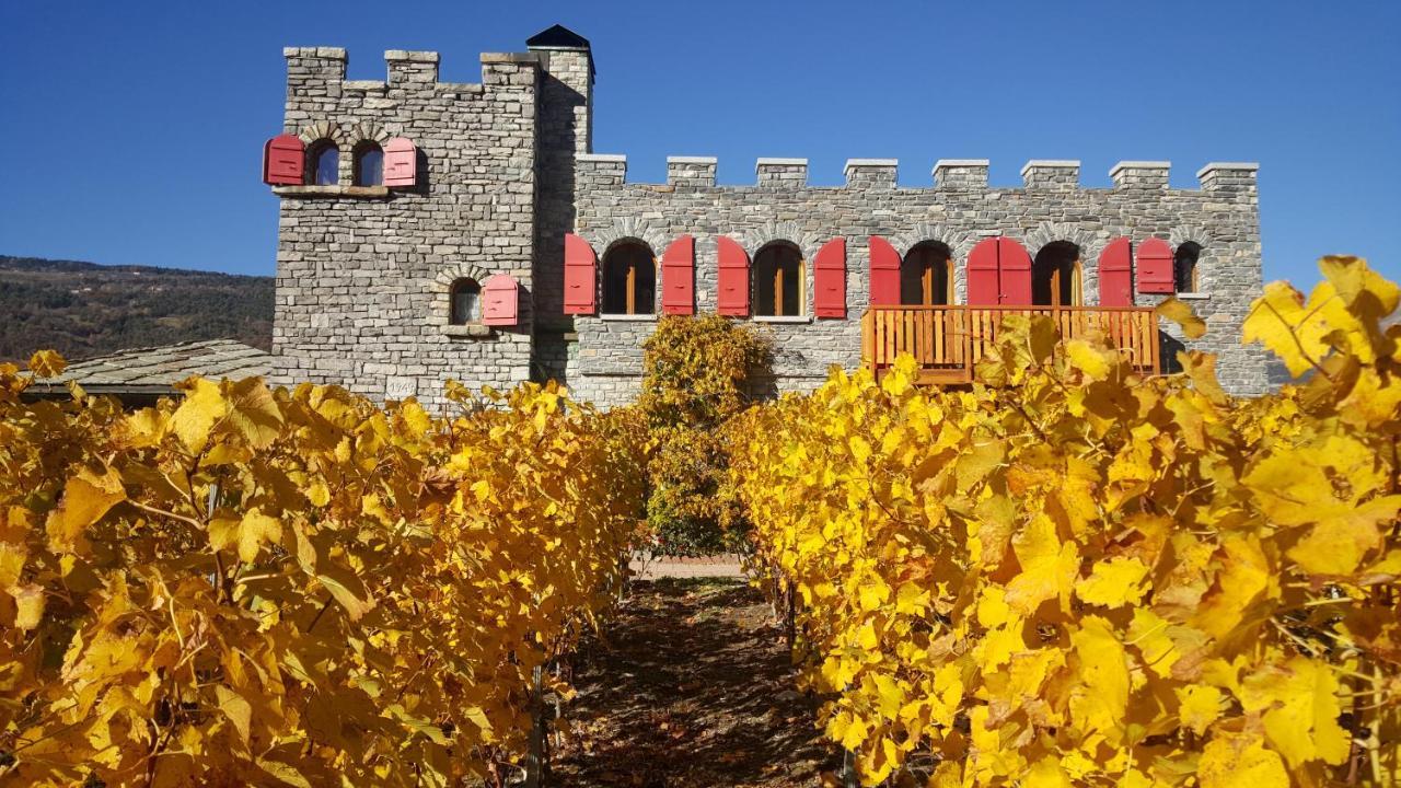 Bed and Breakfast Castel De Daval Sierre Esterno foto