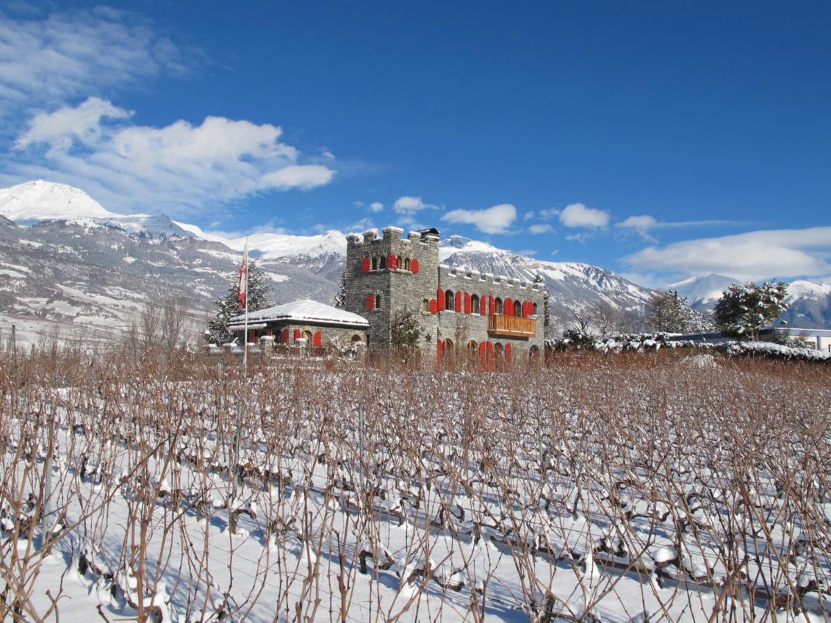 Bed and Breakfast Castel De Daval Sierre Esterno foto