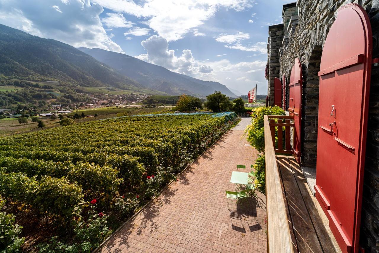 Bed and Breakfast Castel De Daval Sierre Esterno foto